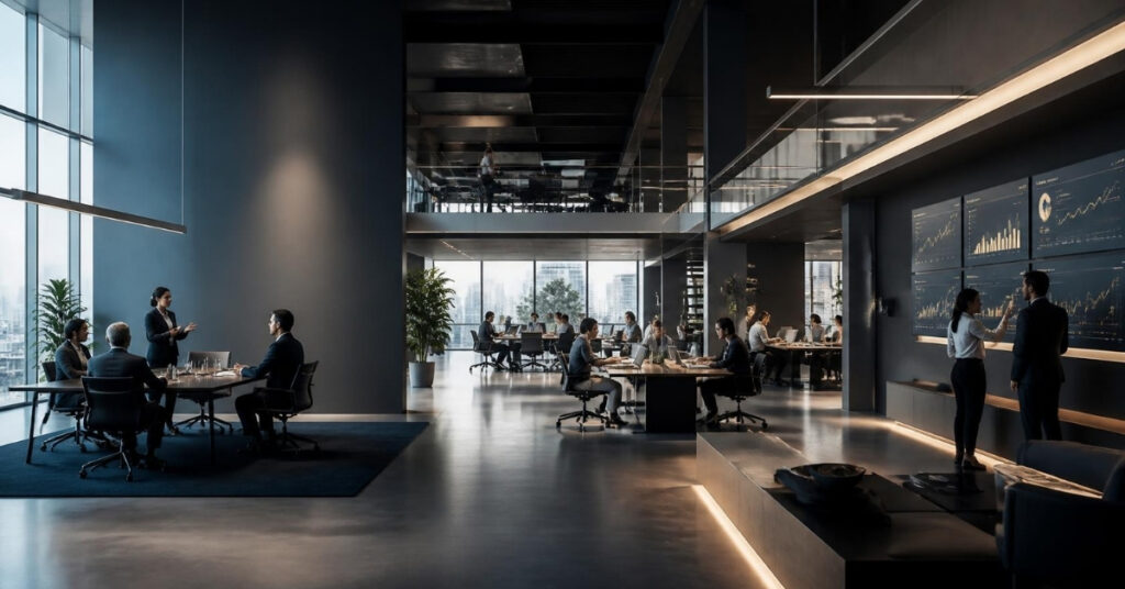 Executive transformation strategy moving through organizational execution toward measurable business results, indo shinka advisory, smartfive, business transformation, transformation execution
