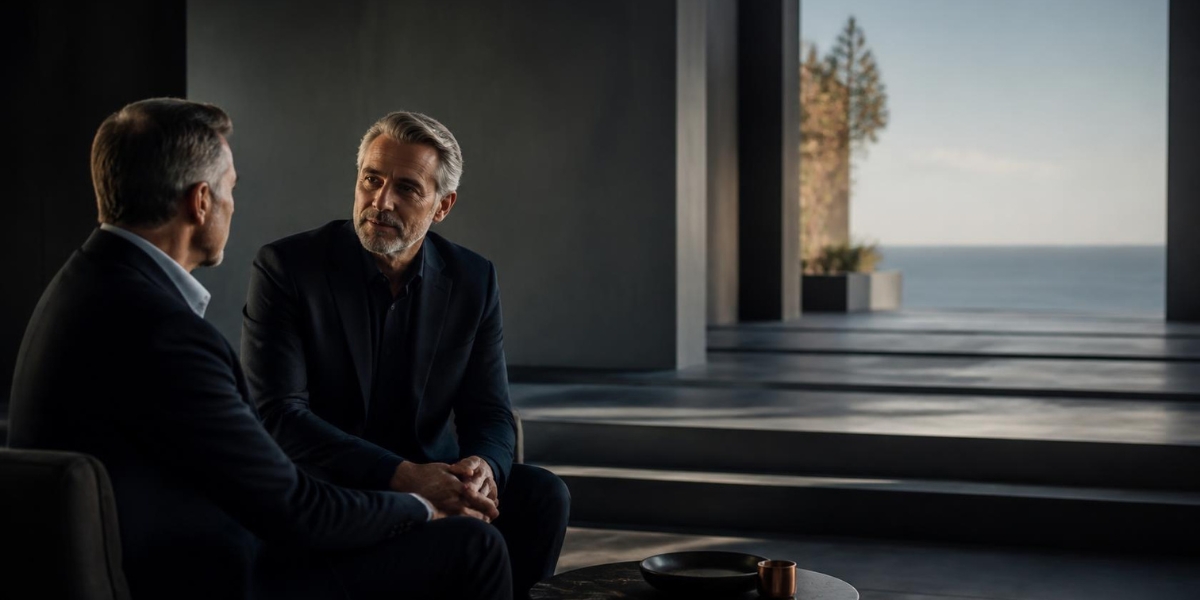 Business leaders beginning a strategic transformation conversation