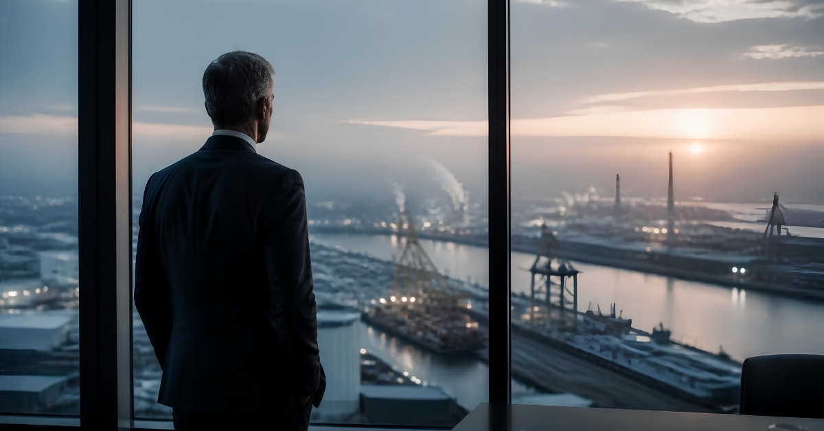 Experienced strategic business advisor viewing global business landscape, About, Indo Shinka Advisory