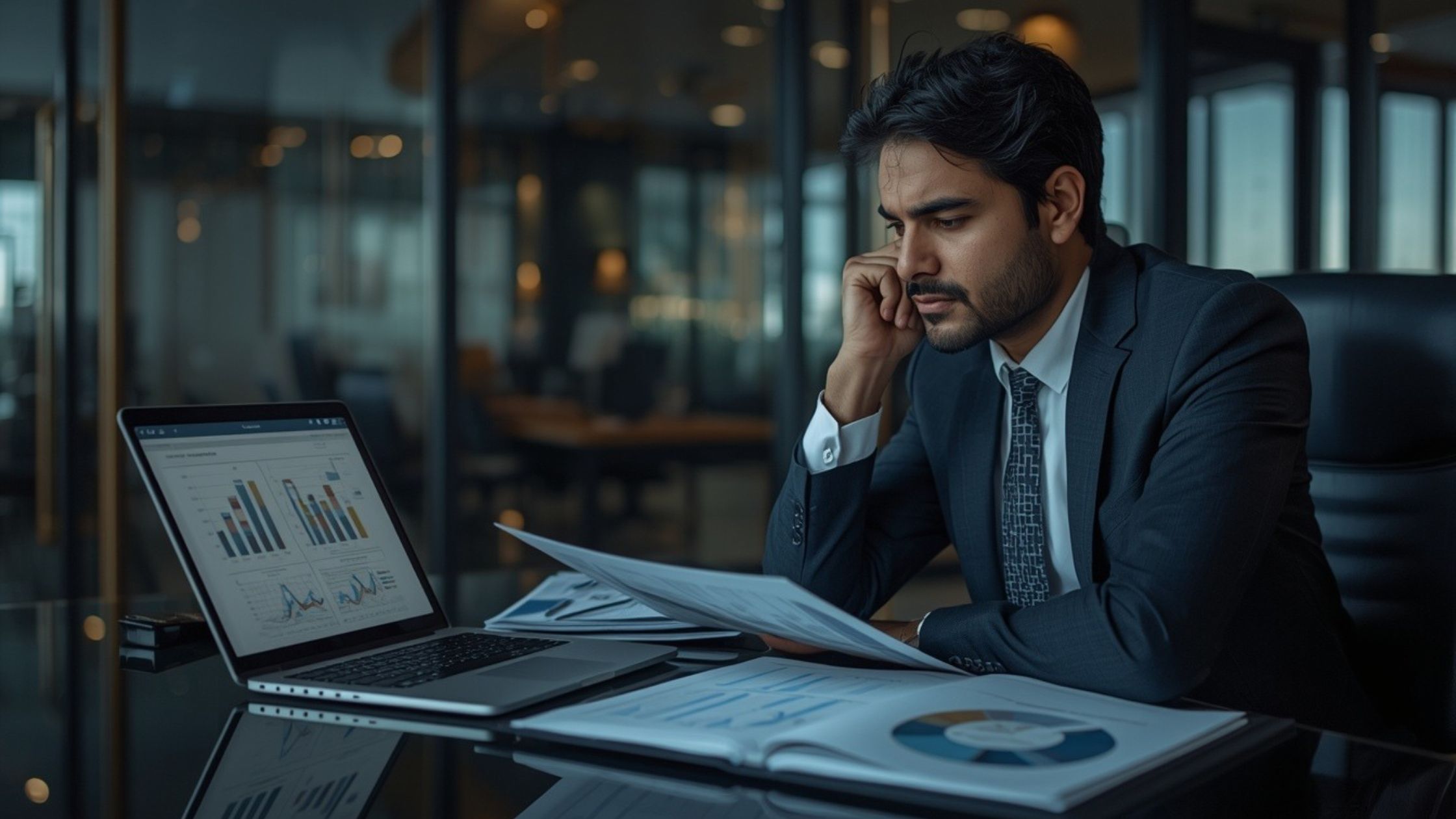 Finance leader evaluating workforce costs and a payroll vendor proposal, third-party payroll, indo shinka advisory